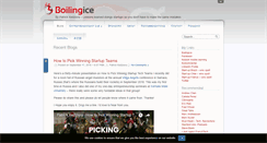 Desktop Screenshot of boilingice.com