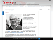 Tablet Screenshot of boilingice.com